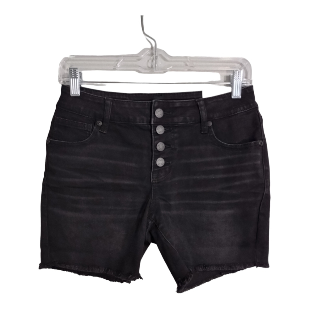 Maurices Vintage MidRise 5"‎ Inseam Button Fly Casual Beach Vacation Shorts Sz 2
